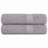Serviettes de douche FROGN 2 pcs gris 70x140 cm 360 g/m² 543307543307