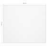 Protecteur de table mat 90x90 cm 1,6 mm PVC 543313543313