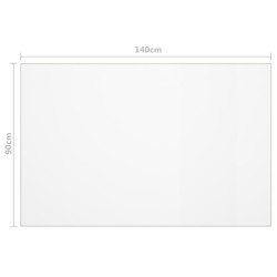 Protecteur de table mat 140x90 cm 1,6 mm PVC 543319543319