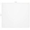Protecteur de table transparent 70x70 cm 1,6 mm PVC 543327543327