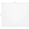 Protecteur de table mat 70x70 cm 1,6 mm PVC 543332543332