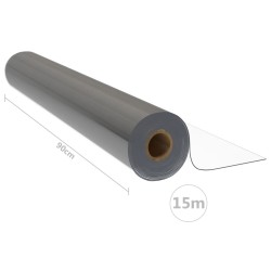 Rouleau transparent de protection de table 0,9x15 m 1,6 mm PVC 543338543338
