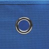 Boîtes de rangement avec couvercle 4 pcs Bleu 32x32x32 cm Tissu 543345543345