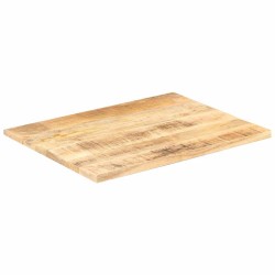 Dessus de table Bois de manguier solide 25-27 mm 80x70 cm 543349543349