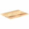 Dessus de table Bois de manguier solide 25-27 mm 90x70 cm 543350543350