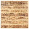 Dessus de table Bois de manguier solide 25-27 mm 80x80 cm 543351543351