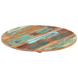 Dessus de table rond 40 cm 15-16 mm Bois de récupération 543352543352