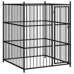 Chenil d'extérieur pour chiens 150 x 150 x 185 cm 543357543357