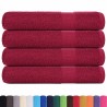 Serviettes FROGN 4 pcs bordeaux 100x200 cm 360 g/m² 543370543370