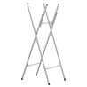Pieds de table de bar pliables Argenté 45x53x108 cm 543374543374