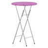 Pieds de table de bar pliables Argenté 45x53x108 cm 543374543374