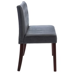 Banc 120 cm Gris Similicuir daim 543380543380