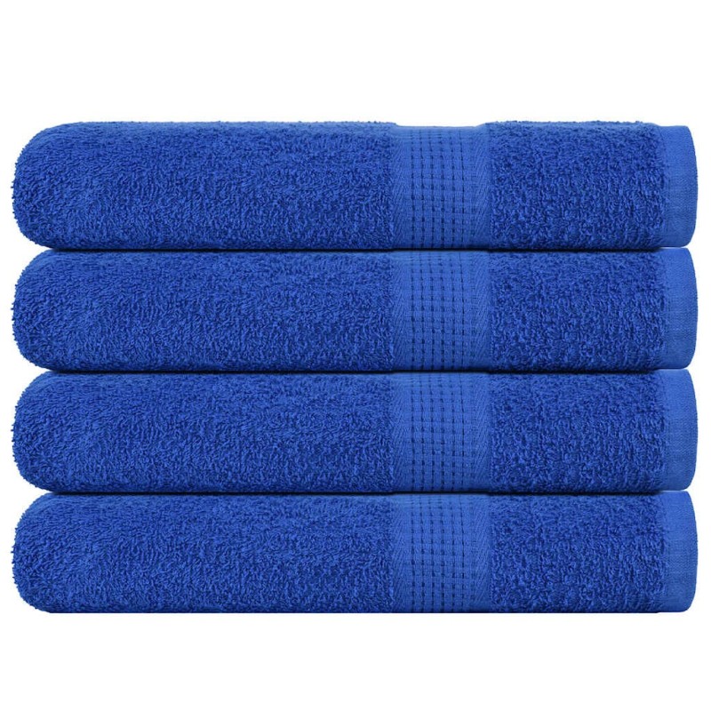 Serviettes FROGN 4 pcs bleu 100x200 cm 360 g/m² 543382543382