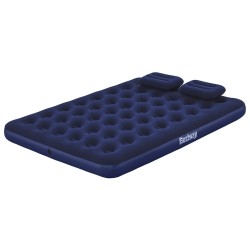 Bestway Lit gonflable avec oreiller et pompe à air 203x152x22 cm 67374 543387543387