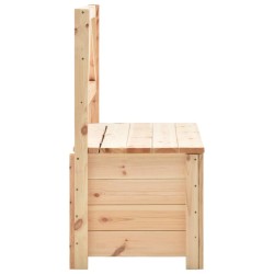 Banc de rangement 120 cm bois de pin massif 543406543406
