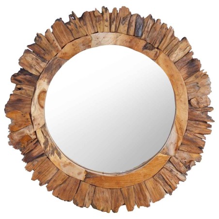 Miroir mural 60 cm Teck Rond 543412543412