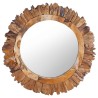 Miroir mural 60 cm Teck Rond 543412543412