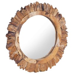 Miroir mural 60 cm Teck Rond 543412543412