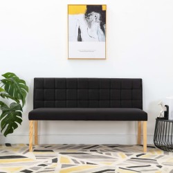 Banc 140 cm Noir Velours 543421543421