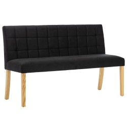 Banc 140 cm Noir Velours 543421543421