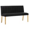 Banc 140 cm Noir Velours 543421543421