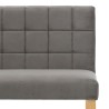 Banc 140 cm Gris Velours 543423543423