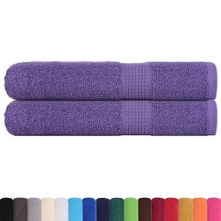 Serviettes FROGN 2 pcs violet 100x200 cm 360 g/m² 543432543432