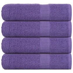 Serviettes de bain FROGN 4 pcs violet 100x150 cm 360 g/m² 543435543435