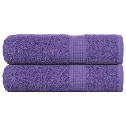 Serviettes de bain FROGN 2 pcs violet 100x150 cm 360 g/m² 543436543436