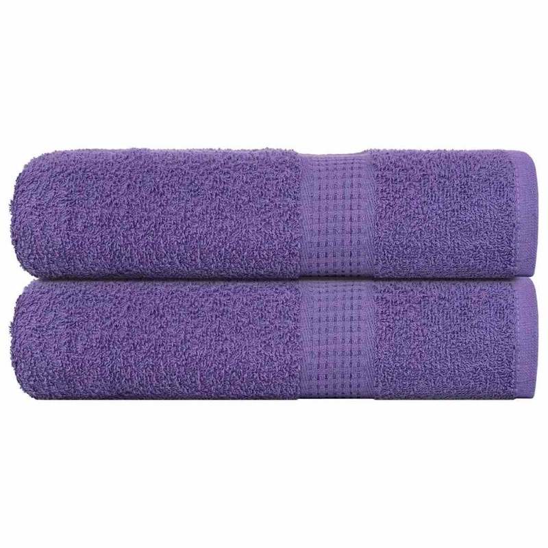 Serviettes de douche FROGN 2 pcs violet 70x140 cm 360 g/m² 543439543439