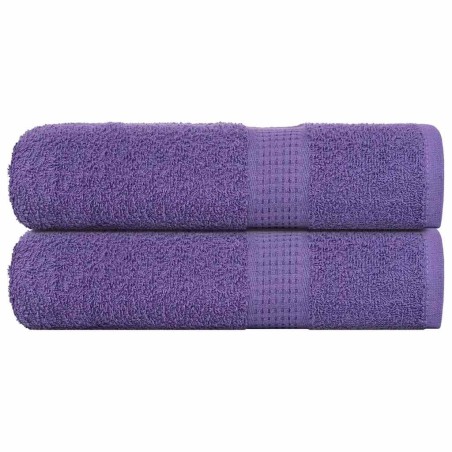 Serviettes de douche FROGN 2 pcs violet 70x140 cm 360 g/m² 543439543439