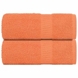 Serviettes d'invité FROGN 2 pcs orange 30x50 cm 360 g/m² 543446543446