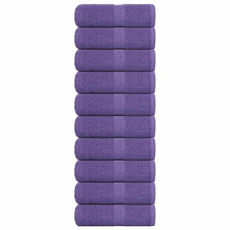 Serviettes d'invité FROGN 10 pcs violet 30x50 cm 360 g/m² 543453543453