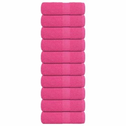 Serviettes de toilette FROGN 10 pièces Rose 30x30 cm 360 g/m² 543454543454