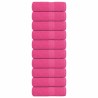 Serviettes de toilette FROGN 10 pièces Rose 30x30 cm 360 g/m² 543454543454