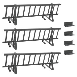 Protection de neige pour toit Anthracite 300 x 29,5 x 34,5 cm 543456543456