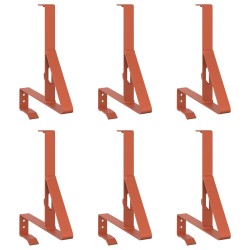 Support de Garde Neige Rouge 29,5 x 3 x 34,5 cm Acier 543471543471