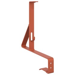 Support de Garde Neige Rouge 29,5 x 3 x 34,5 cm Acier 543473543473