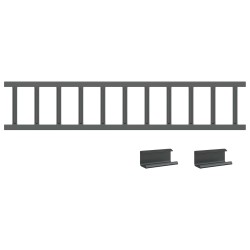 Protection de neige pour toit Anthracite 1200 x 2,5 x 20 cm 543479543479