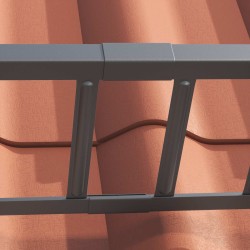 Protection de neige pour toit Anthracite 600 x 2,5 x 20 cm 543480543480