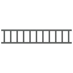 Protection de neige pour toit Anthracite 100 x 2,5 x 20 cm 543482543482