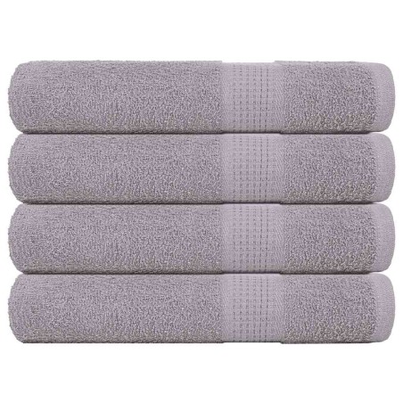 Serviettes de sauna FROGN 4 pcs gris 80x200 cm 360 g/m² 543486543486