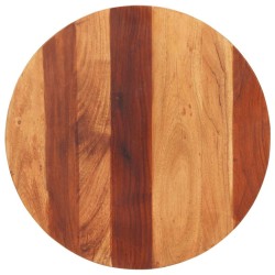 Dessus de table bois massif d'acacia rond 25-27 mm 60 cm 543487543487