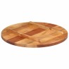 Dessus de table bois massif d'acacia rond 25-27 mm 60 cm 543487543487