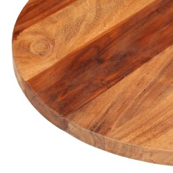 Dessus de table bois massif d'acacia rond 25-27 mm 60 cm 543487543487