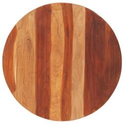 Dessus de table bois massif d'acacia rond 25-27 mm 70 cm 543488543488