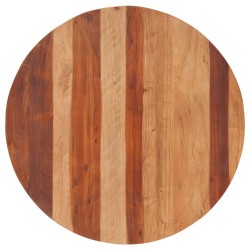 Dessus de table bois massif d'acacia rond 25-27 mm 80 cm 543489543489