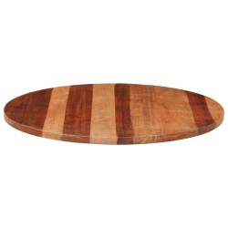 Dessus de table bois massif d'acacia rond 25-27 mm 80 cm 543489543489