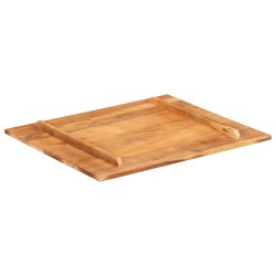 Dessus de table bois massif d'acacia 15-16 mm 60x70 cm 543490543490