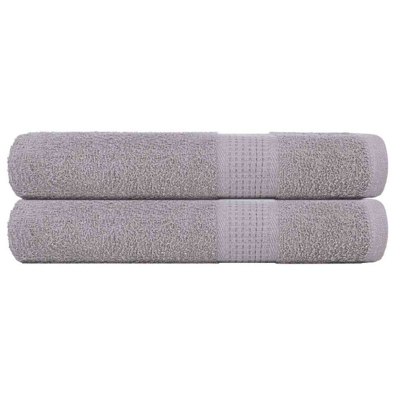 Serviettes FROGN 2 pcs gris 100x200 cm 360 g/m² 543496543496